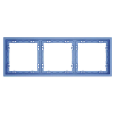 Изображение Рамка пластиковая VOLTUM S70 на 3 поста, (деним)
