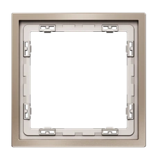 Изображение Рамка металлическая VOLTUM S70 Metal на 1 пост (платина)